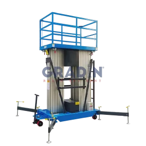 G-SJYL-3 Plataforma elevadora de aleación de aluminio de 3 mástiles