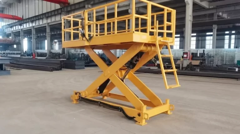 Custom Vehicle-Mounted Scissor Lift Platform for Mining Industry