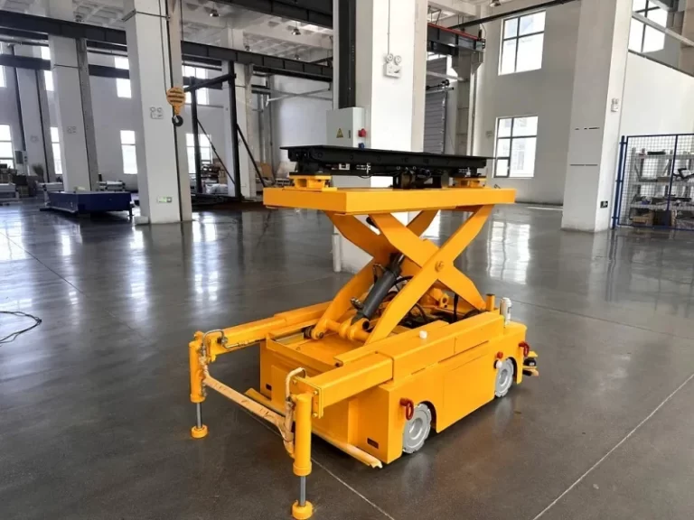 Mecanum Omnidirectional Lifting & Extending Platform for Railway Coupler Alignment